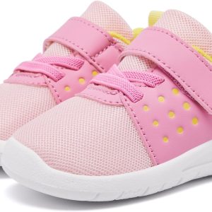 Toddler Baby Shoes 0-4 Years Boy Girl Lightweight Breathable Non-Slip Sports Sneakers Running Walking Tennis Barefoot Shoes
