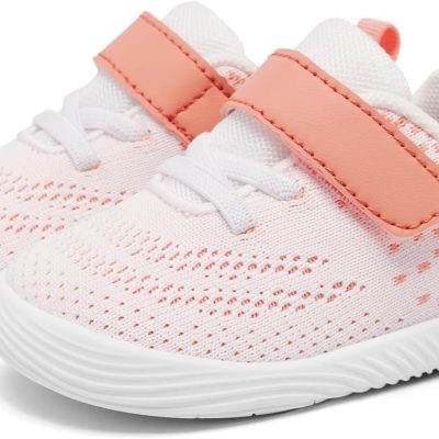 Toddler Sneakers Baby Boys & Girls Barefoot Shoes Lightweight Breathable Walking Running Tennis Athletic Sport Shoes