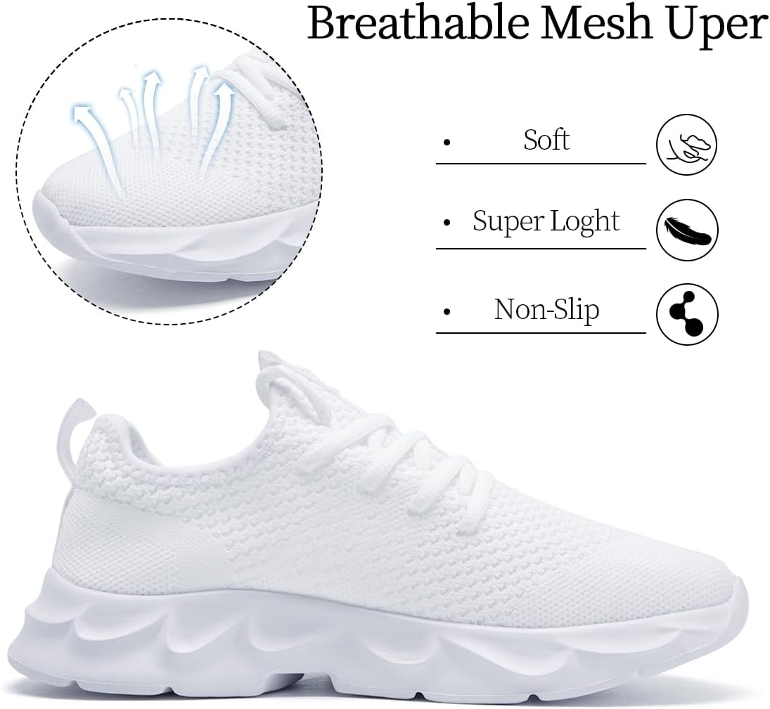 Women Running Shoes Breathable Casual Athletic Sneakers Lightweight Comfortable Slip On Gym Walking Tennis Fashion Casual Shoes Sports Shoes Women - Image 2
