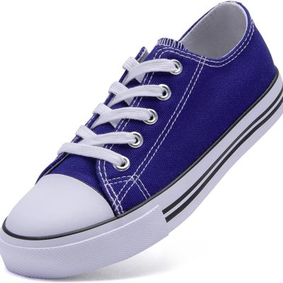 Toddler Canvas Shoes for Girls & Boys - Breathable & Comfortable Boys & Girls Canvas Shoes for Toddlers