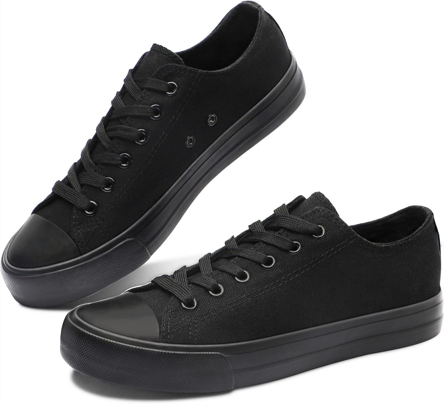 Unisex Canvas Shoes Low Top Fashion Sneakers Slip on Walking Shoe