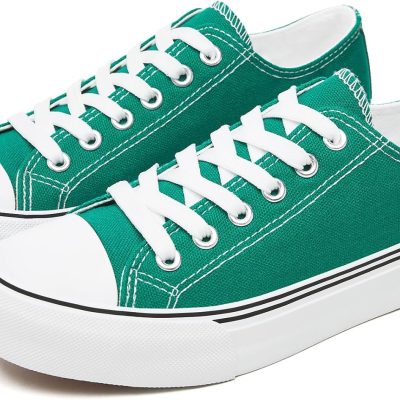 I Women Canvas Shoes Low top Sneakers for Women Fashion Casual Shoes Walking Comfortable Shoes