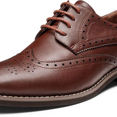 Women Classic Oxfords Lace Up Business Formal Wingtip Brogue Dress Shoes