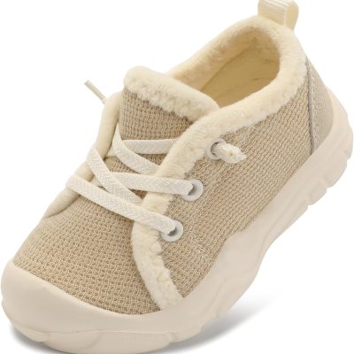 Wide Boys & Girls Winter Shoes - Barefoot & Walking Shoes, Slip On, Tennis Design