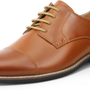 men  Classic Modern Formal Oxford Wingtip Lace Up Dress Shoes